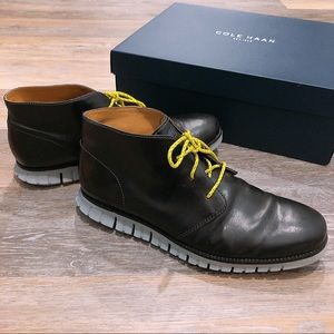 Cole Haan GrandZero Chukkas in Black - Size 11.5